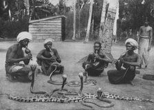 'Snake Charmers', c1890, (1910). Artist: Alfred William Amandus Plate.