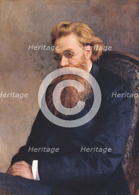 Portrait of Alexander Yakovlevich Gerd (1841-1888), c. 1888.