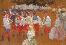 Sketch, early 20th century. Creator: Joza Uprka.