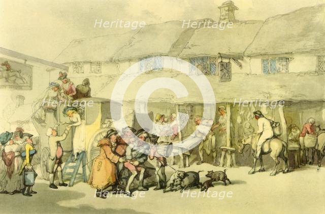 'The Post House', c1800?, (1942).  Creator: Thomas Rowlandson.