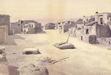 Street in the Pueblo of Oraibi, Tusayan, Arizona, 1888. Creator: De Lancey Gill.