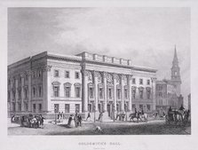 Goldsmiths' Hall, London, c1835. Artist: WE Albutt