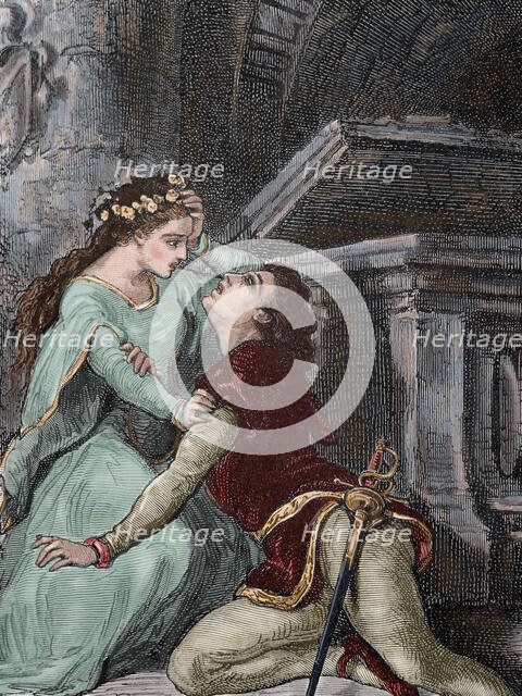 Death of Romeo, 19th century.  Creator: Unknown.
