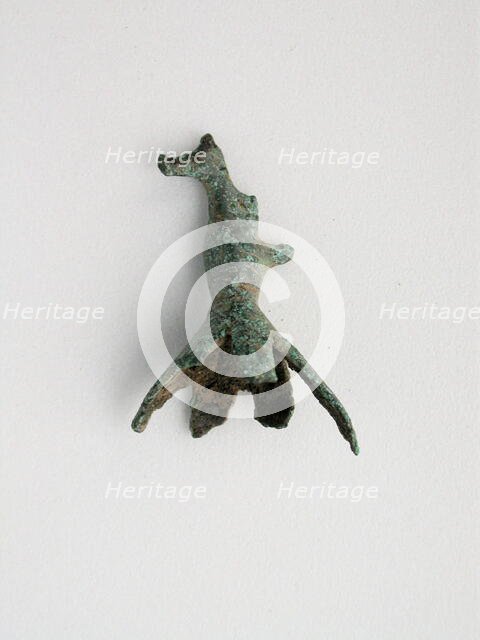 Bird on Bell, Geometric Period (800-600 BCE). Creator: Unknown.