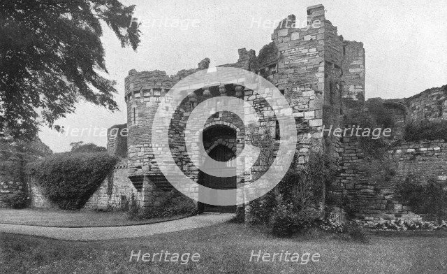 Gateway to Beaumaris Castle, Anglesey, Wales, 1924-1926. Artist: Unknown
