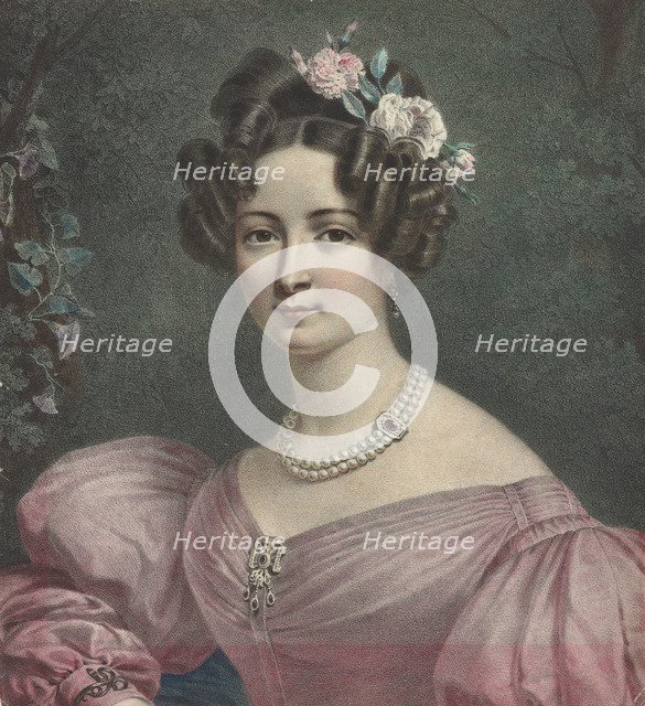 Portrait of the ballerina Marie Taglioni (1804-1884), 1840s.