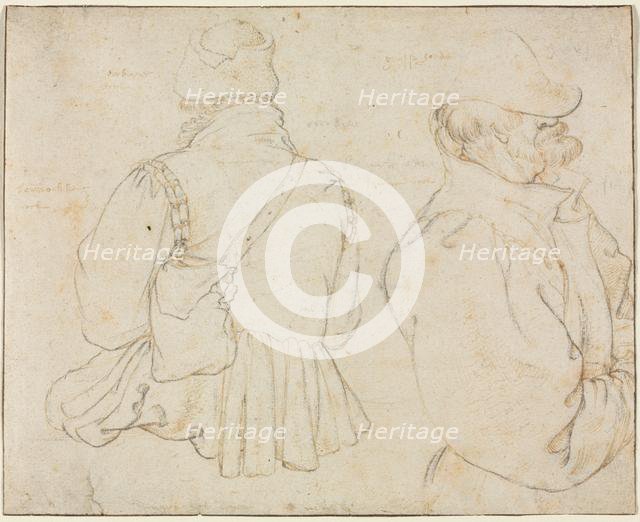 Two Bohemian Peasants in Half-Length, c. 1605-1610. Creator: Roelant Savery (Flemish, 1576-1639).