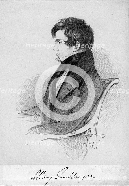 'Albany Fonblanque', journalist, c1820-1850.Artist: Alfred d'Orsay