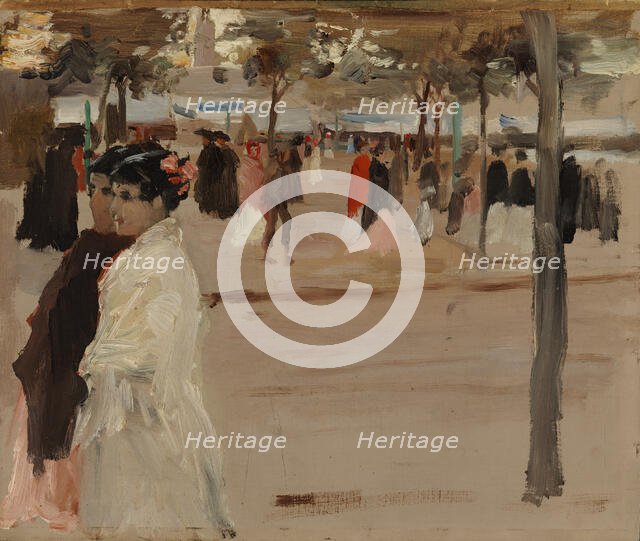 Study for the Shore Road, Seville, 1881. Creator: Albert Edelfelt.