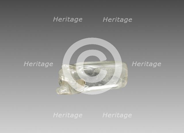 Serpent Labret, 1350-1519. Creator: Unknown.