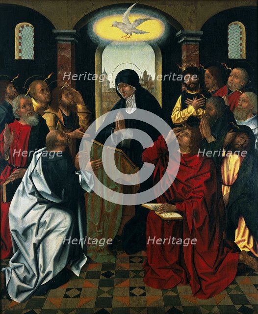 Pentecost. Artist: Anonymous  