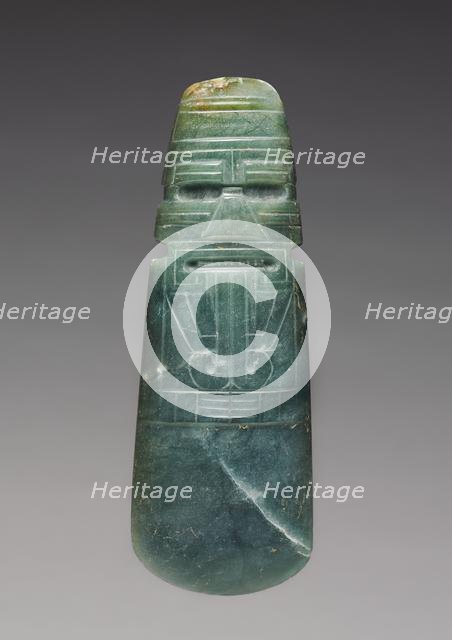 Celt-Shaped Pendant, c. 300 BC - AD 600. Creator: Unknown.