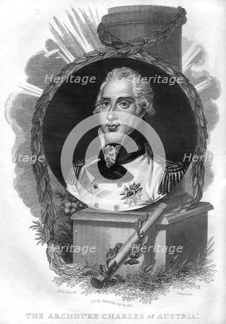 The Archduke Charles of Austria (1771-1847), 1816.Artist: T Wallis