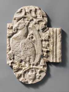 Relief with a Bird, Italian, 10th-11th century. Creator: Unknown.