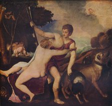Venus and Adonis, c1545, (1937). Artist: Titian