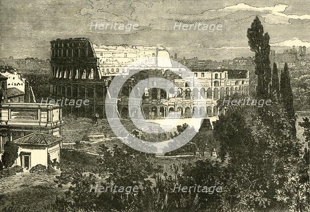 'Ruins of the Colosseum, from the Palatine', 1890.   Creator: Unknown.