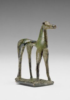 Geometric Statuette of a Horse, 750-700 BC. Creator: Unknown.