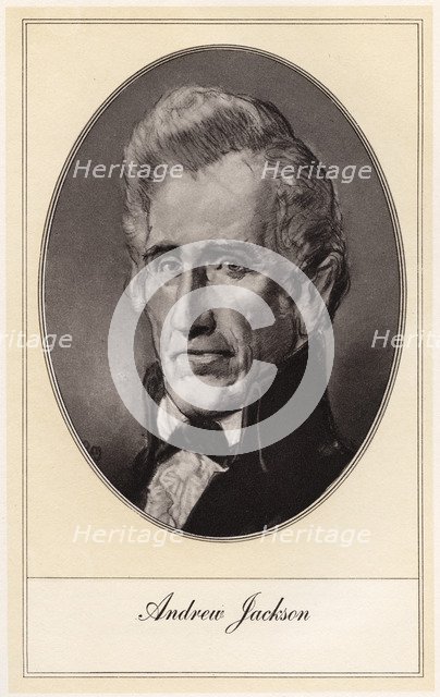 Andrew Jackson, seventh President of the United States, (early 20th century). Artist: Gordon Ross