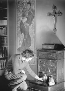 Le Gallienne, Eva, portrait photograph, 1937 Creator: Arnold Genthe.