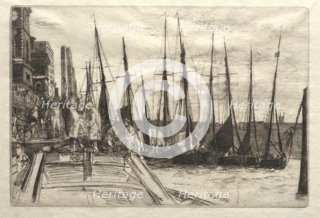 Billingsgate, 1859. Creator: James McNeill Whistler (American, 1834-1903).