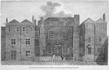 'Oliver Cromwell's House, Clerkenwell Close', London, 19th century. Artist: Unknown