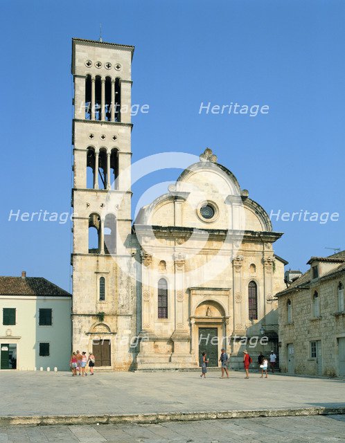Hvar cathedral, Croatia.