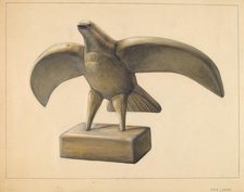 Sea Gull Figure, c. 1937. Creator: Mina Lowry.