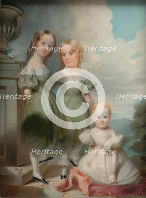 The Children of Homer Ramsdell, Esq., 1842. Creator: Thomas Seir Cummings.