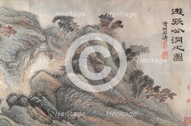 Outing to Zhang Gong's Grotto, ca. 1700. Creator: Shitao.