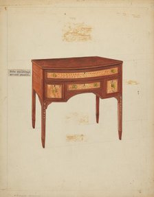 Desk, 1935/1942. Creator: Arthur Johnson.