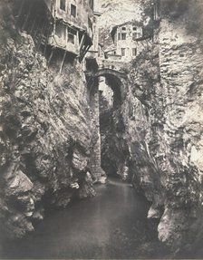 Pont en Royans, ca. 1859. Creator: Edouard Baldus.