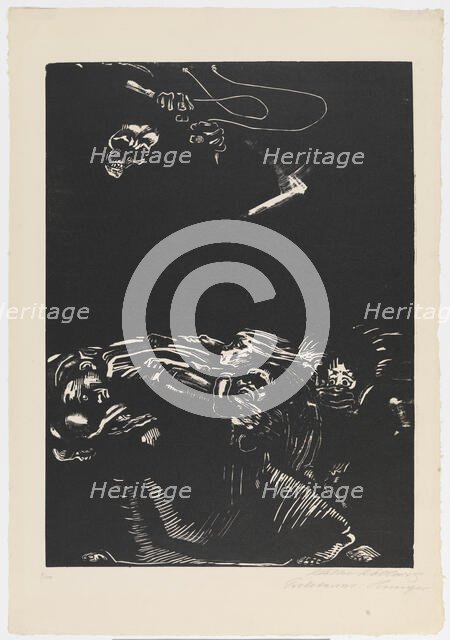 Hunger, 1925. Creator: Kollwitz, Käthe (1867-1945).