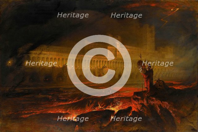 Pandemonium. Artist: Martin, John (1789-1854)