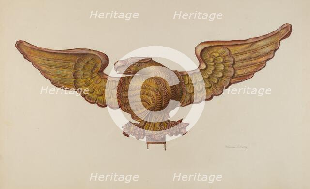 Eagle, c. 1941. Creator: Mina Lowry.