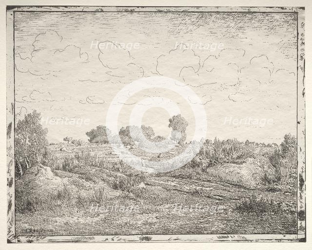 La Plaine de la Plante à Biau. Creator: Théodore Rousseau (French, 1812-1867).