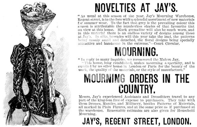Advertisement for Novelties at Jay’s, 1890. Creator: Unknown.