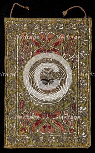 Embroidered Textile, late 1800s. Creator: Unknown.