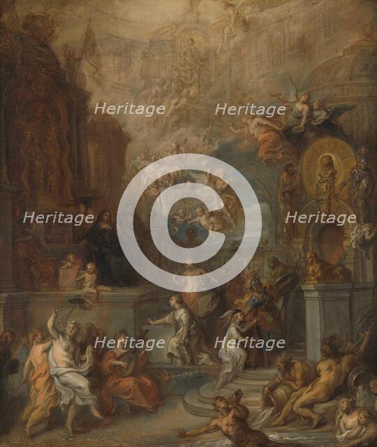 Allegory of the Farewell of William III from Amalia van Solms following the transfer of Regency to t Creator: Theodoor van Thulden.