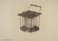 Combined Stove and Lantern, c. 1940. Creator: Lester Kausch.