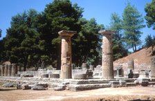 Temple of Hera, Olympia, Greece, 7th-6th century BC. Artist: Unknown