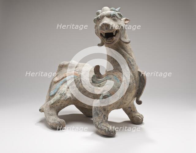 Funerary Sculpture of a Chimera (Bixie), 25-220. Creator: Unknown.