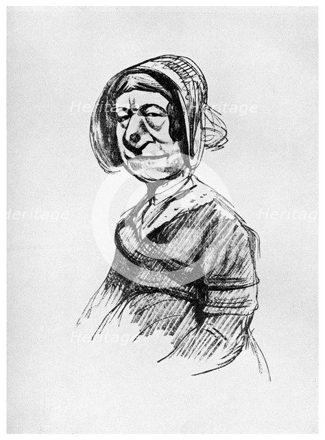'Mrs Grundy': portrait of a Londoner, 19th century (1956). Artist: Unknown