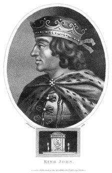 King John (1167-1216), 1804.Artist: J Chapman