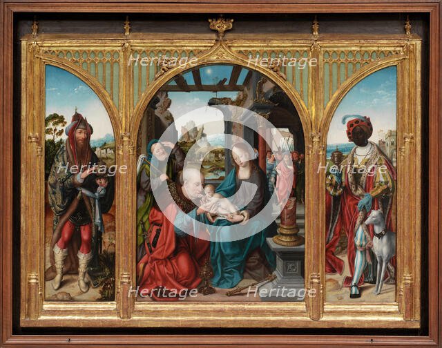 Adoration of the Magi, c1525. Creator: Joos van Cleve.