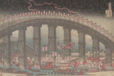 The Tenmangu Festival at Osaka, 1834. Creator: Gakutei.