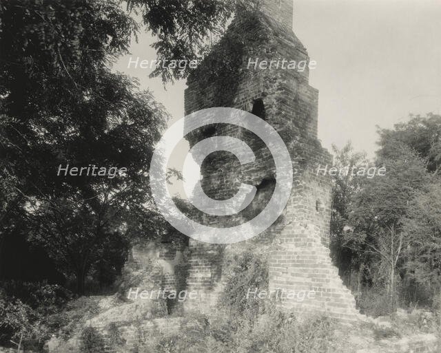 Bewdley (ruins), Lancaster Court House vic., Lancaster County, Virginia, 1935. Creator: Frances Benjamin Johnston.