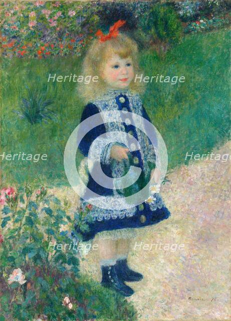 A Girl with a Watering Can, 1876. Creator: Pierre-Auguste Renoir.