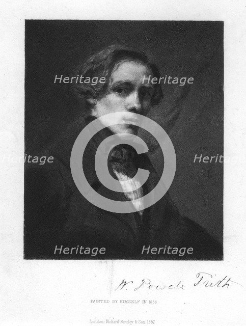 'W Powell Frith', painted by himself in 1838, (1887).Artist: Richard Bentley & Son