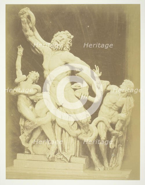 Untitled (Statue of the Laocoon), c. 1857. Creator: Robert MacPherson.