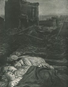 ''Leurs "Heros de L'Air" ont attaque la "Fortresse Paris" .', 1916. Creator: J Simont.